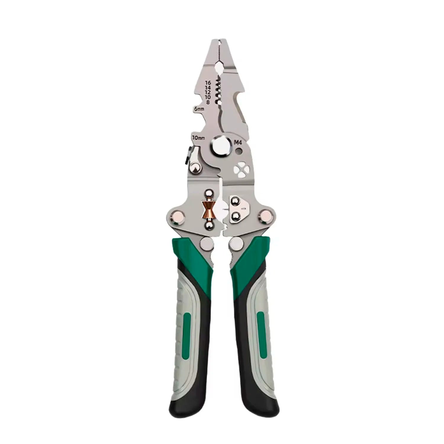 Foldable Multi-Function Wire Stripper — Pulley Design Electrician Pliers