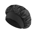 1 unidad de gorro de satén de seda suave con forro, gorro de satén grande para el cabello, gorro de ducha para dormir, envoltura para el cabello largo, herramienta de salón