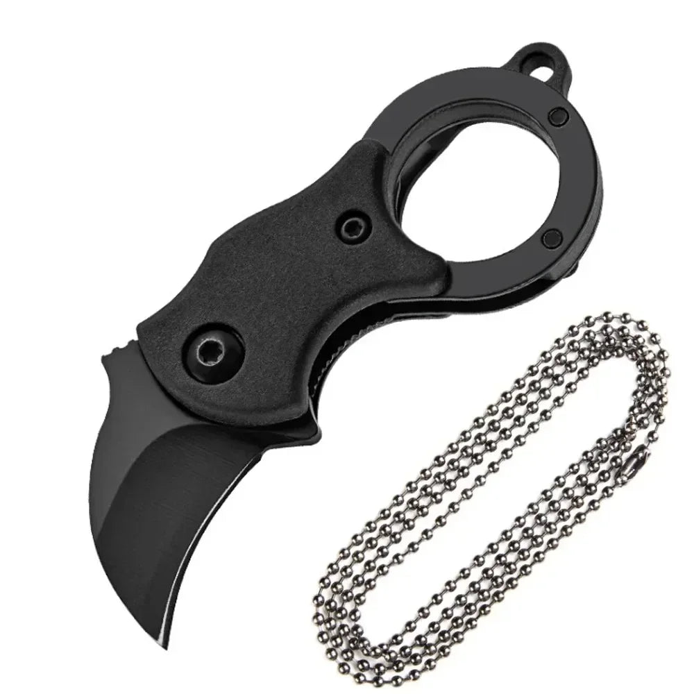 Mini Stainless Steel Keychain Pocket Knife — Portable EDC Multi-Tool