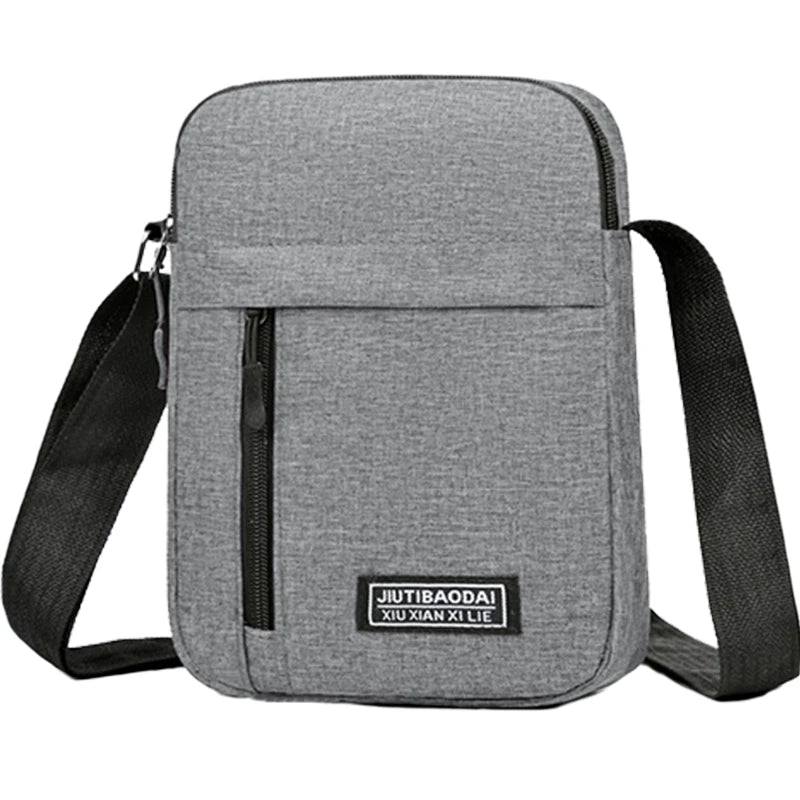 Oxford Fabric Crossbody Shoulder Bag — Lightweight Unisex Satchel for School & Daily Use