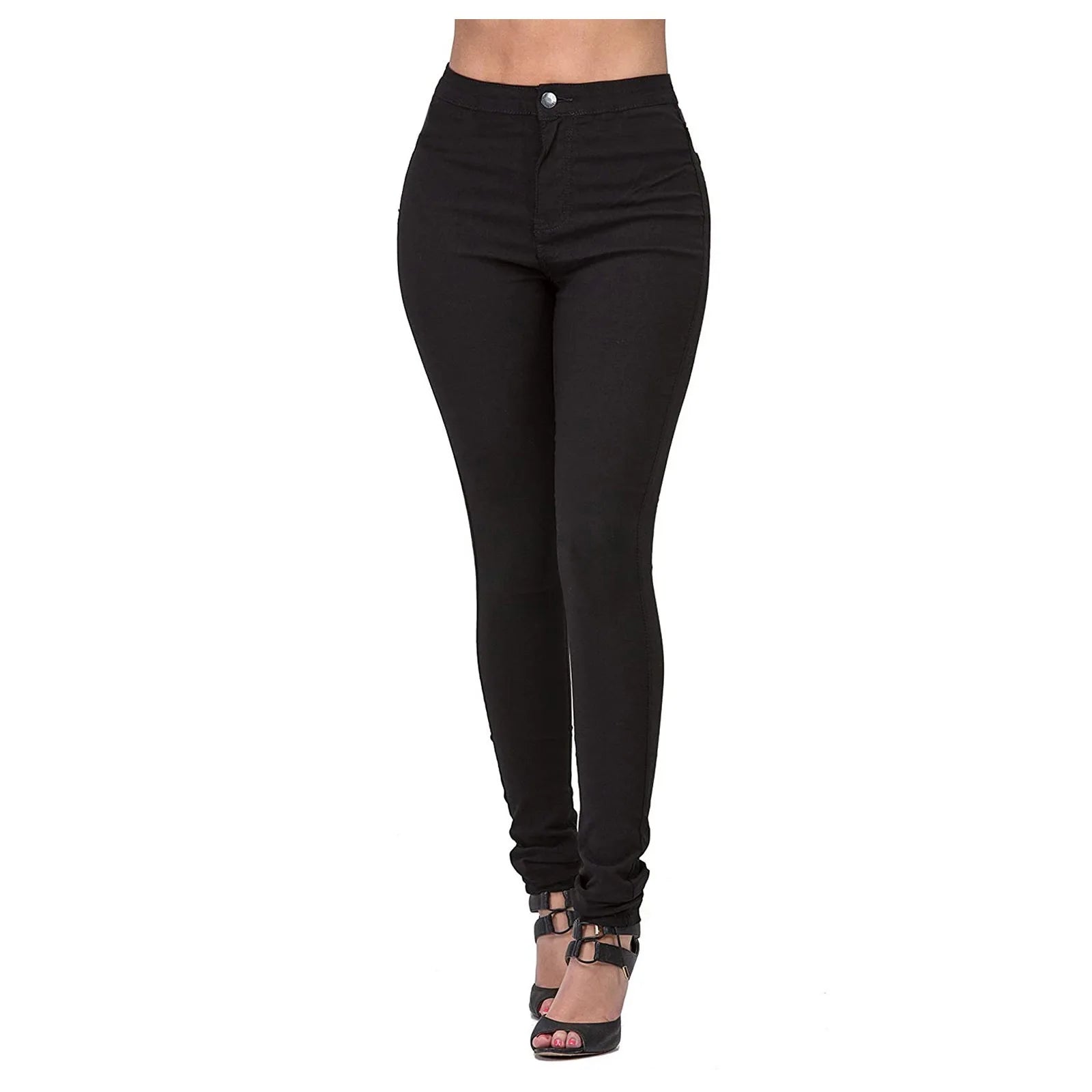 High Waist Slim Fit Stretch Jeans – 7 Colors