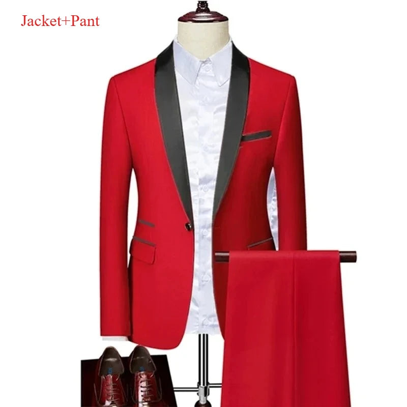 Men's Slim Fit Suit Set | The Daily Drop