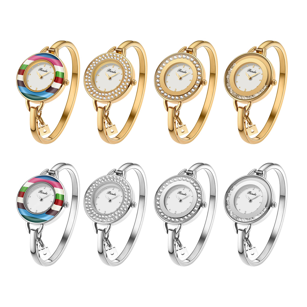 BINDA BD2765 Women's Elegant Quartz Watch | Minimalist Dial | Stainless Steel Bracelet | 8 Styles