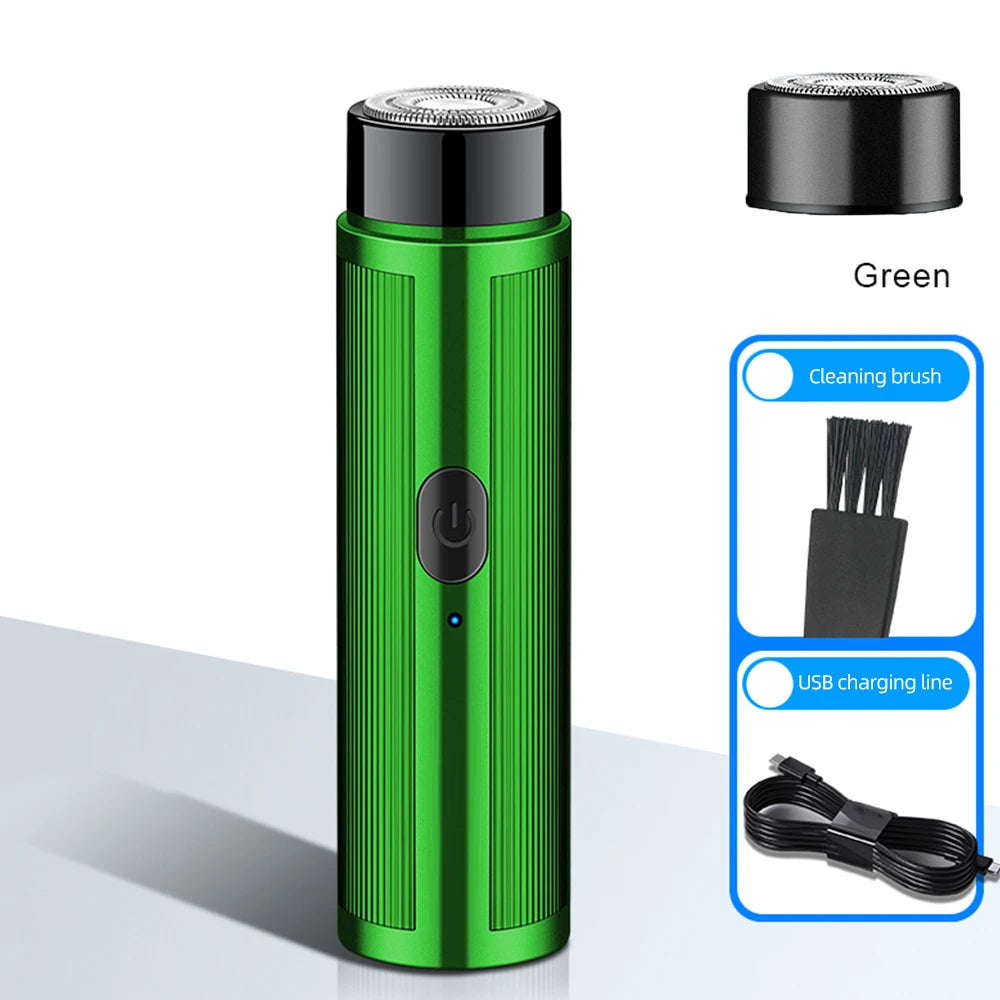 Men's Mini Rechargeable Electric Shaver — Portable Cordless Razor & Epilator