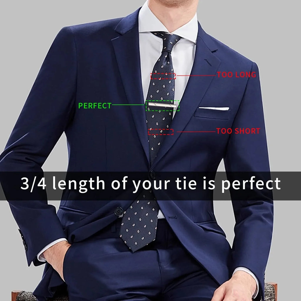 Slim Metal Tie Clip – Necktie Bar for Dress Shirts