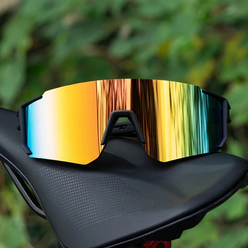 Gafas de sol de moda de montura grande para hombre – Protección UV400, ligeras y duraderas