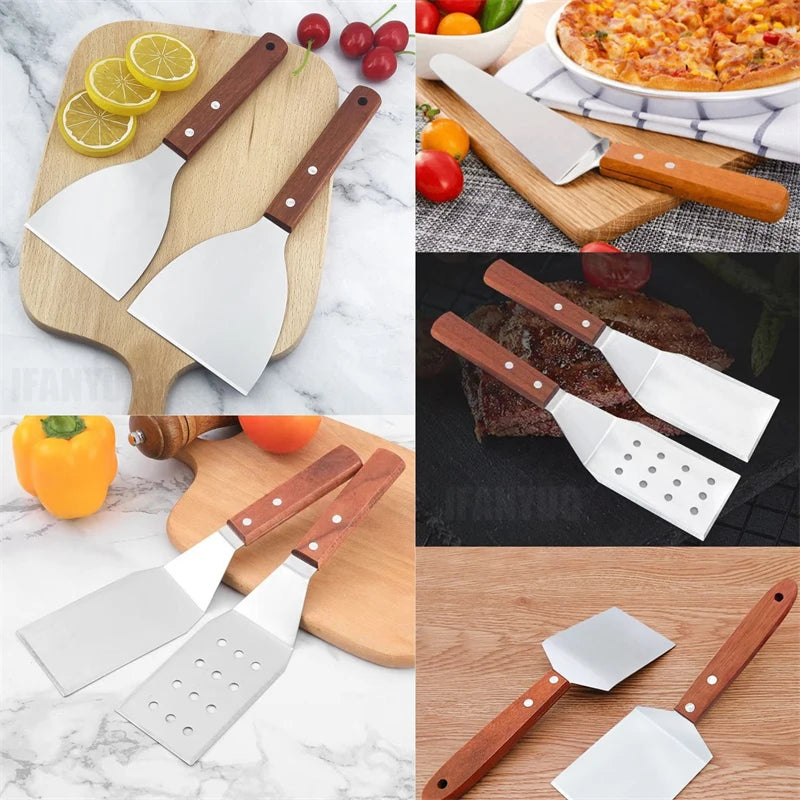 Stainless Steel Spatula & Grill Scraper