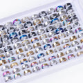 Stainless Steel Fashion Ring Set | 10/20/30/50 Pcs | Mixed Styles