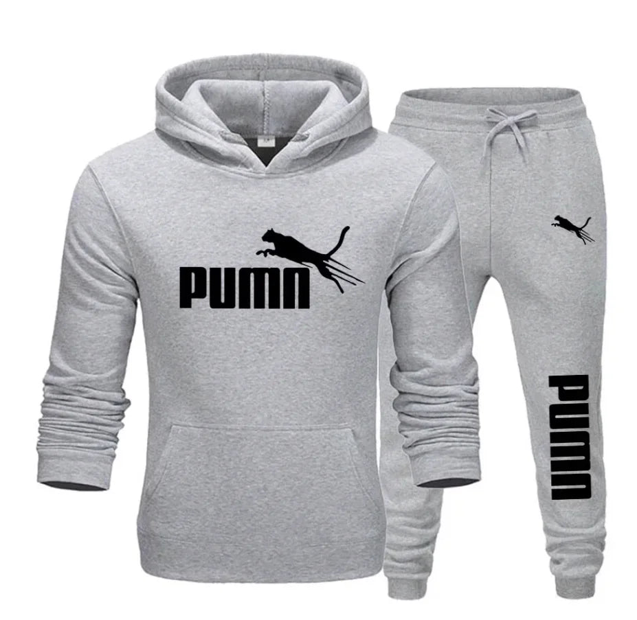 Men's Pullover Hoodie & Jogger Pants Set