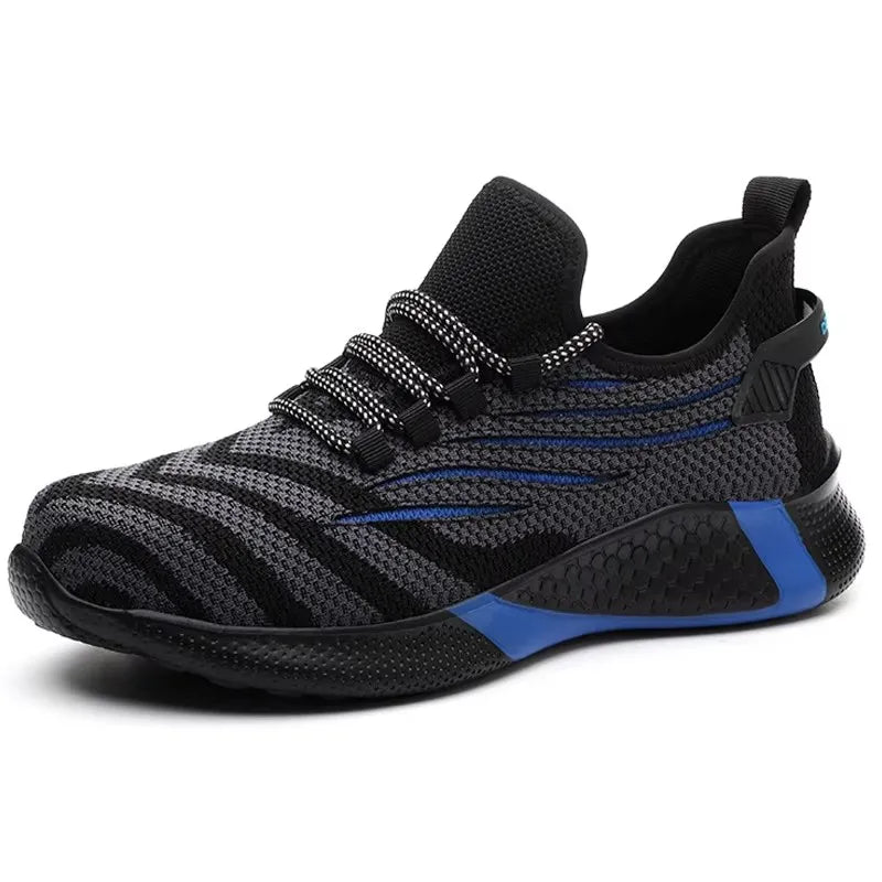 Women's Steel Toe Safety Sneaker – Colorful Knit Work Shoe