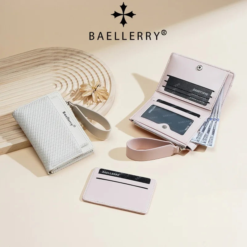 Baellerry Women's Bifold Wallet — Multi-Slot Card Holder & Coin Purse