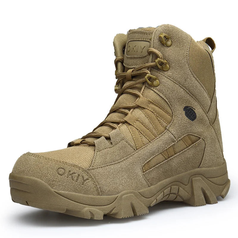Men's Tactical Ankle Boots | Waterproof Outdoor Hiking & Work Boots