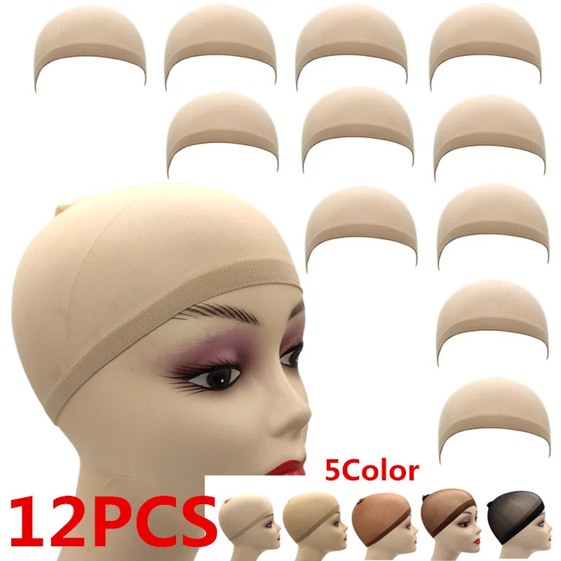 Nylon Mesh Wig Cap — Breathable Dome Cap