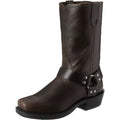 Men's Western Cowboy Boots – 4.5CM Height Boost, Square Toe Slip-On