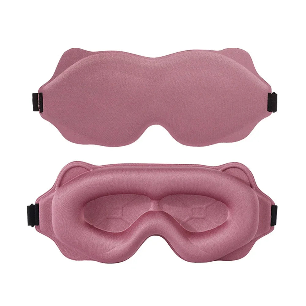 3D Contour Sleep Mask – Soft Padded Blackout Eye Mask