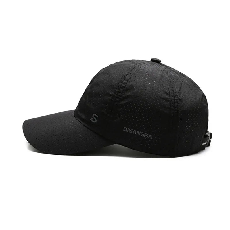 Gorra de béisbol de secado rápido para exteriores – Gorra de sol transpirable para hombres y mujeres