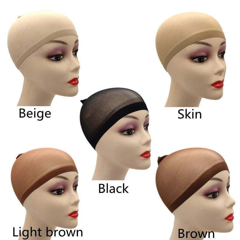 Nylon Mesh Wig Cap — Breathable Dome Cap