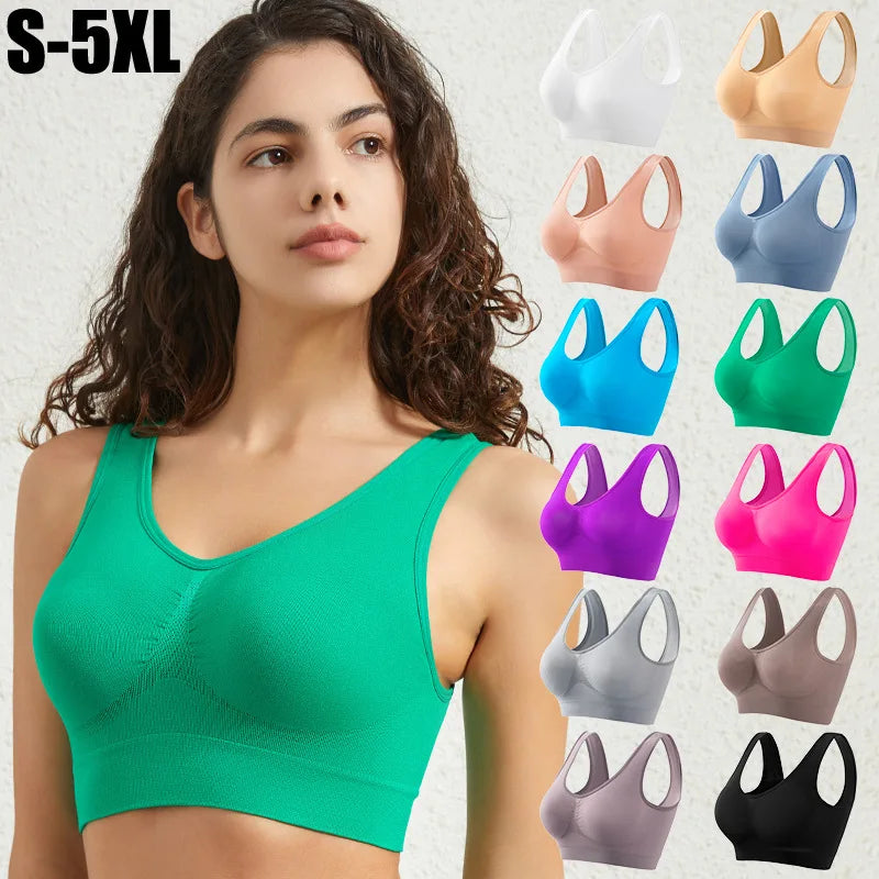 Women's Seamless Wireless Tank Bralette
