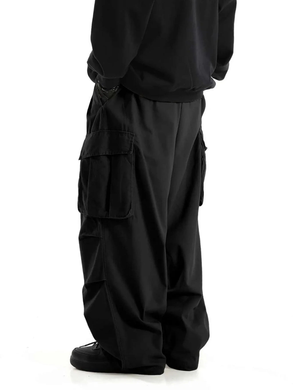 Unisex Plus Size Wide Leg Cargo Pants