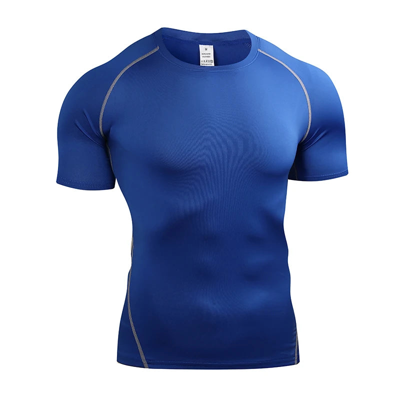Men's Compression T-Shirt – Quick-Dry Athletic Gym & Running Top