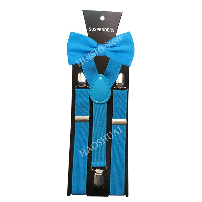Unisex Elastic Suspenders with Bow Tie Option | The Daily Drop
