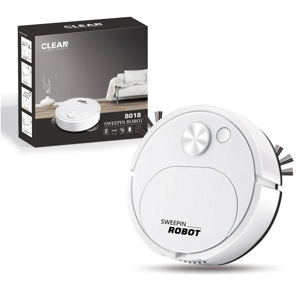 3-in-1 Smart Robot Vacuum Cleaner – Sweep, Mop & Vacuum, 1500Pa Suction, USB Rechargeable