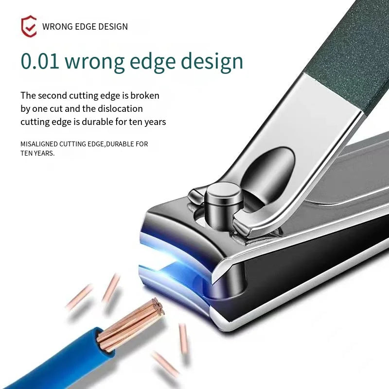 6-Piece Stainless Steel Nail Clipper Set – Men & Women Manicure Kit