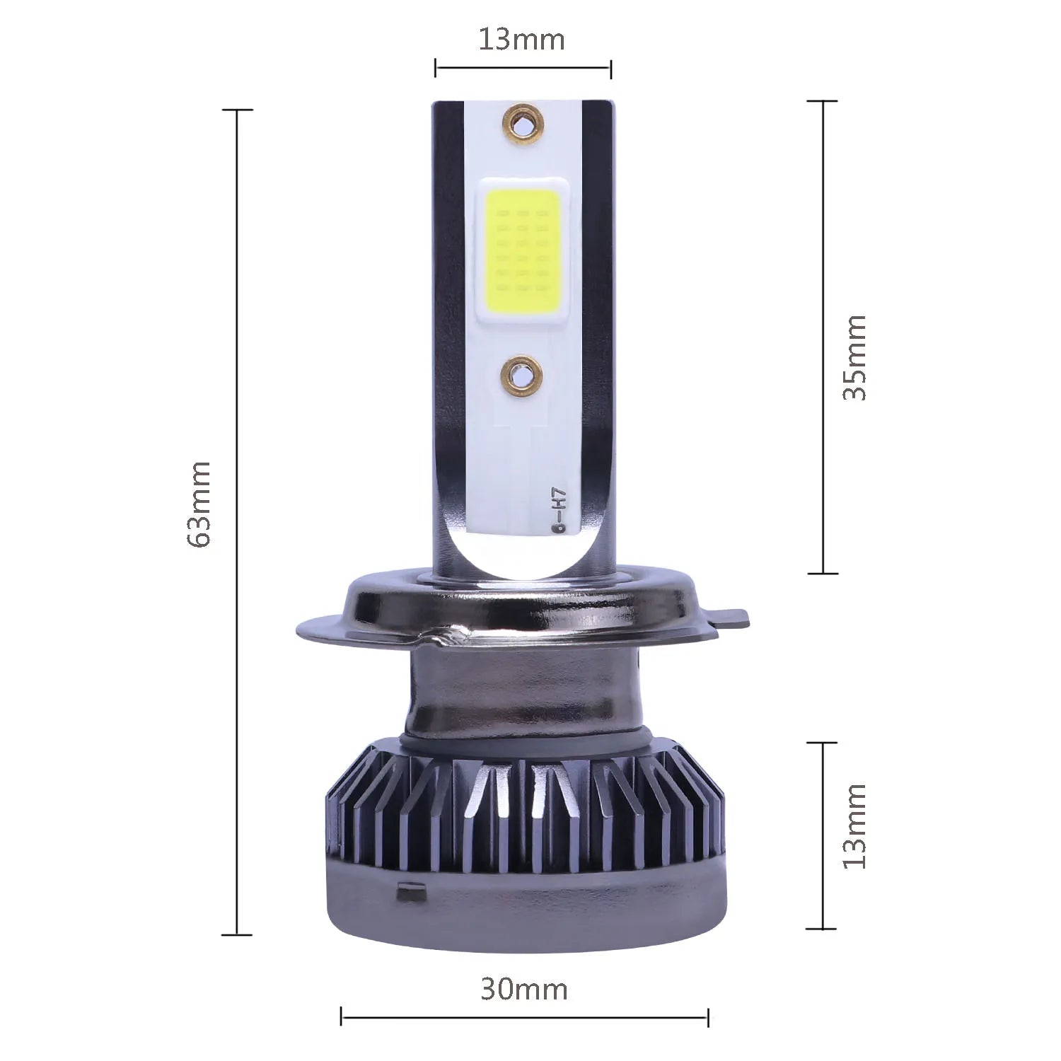 LED Car Headlight Bulbs (2-Pack) – 80W 20000LM | H1 H3 H4 H7 H8 H11 9005 9006 | 6000K–12000K
