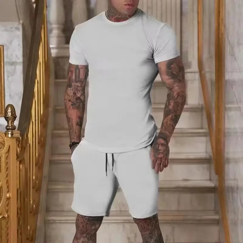 Men's Outdoor Sport T-Shirt & Shorts Set