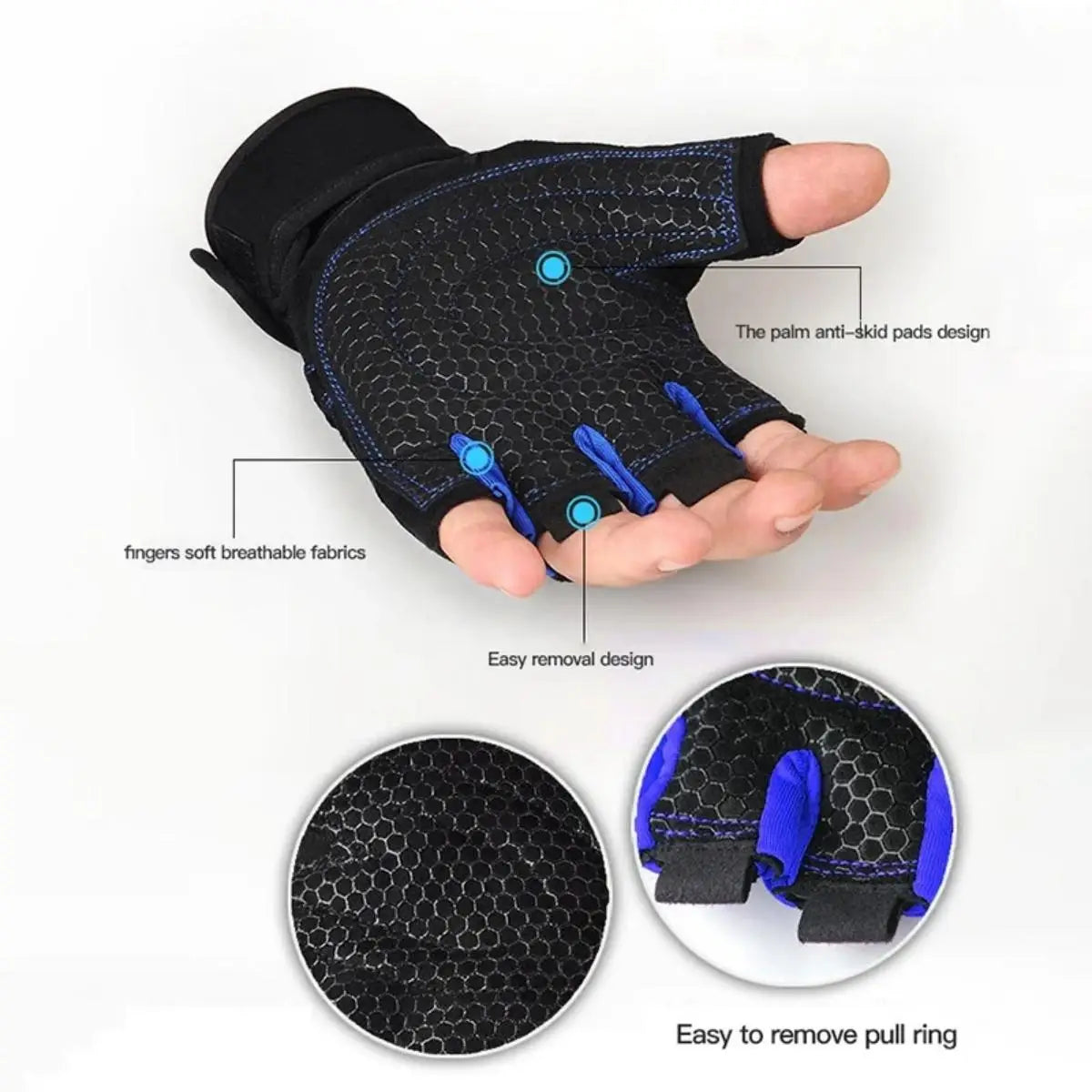 Gym Gloves for Weight Lifting & Training