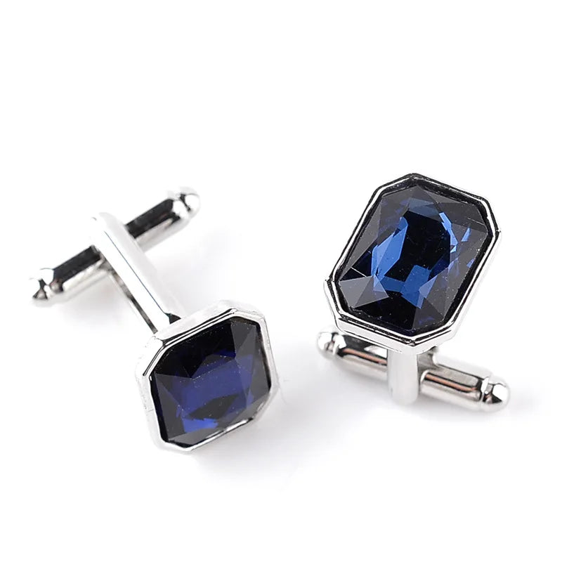 Men's Colorful Crystal Cufflinks | The Daily Drop