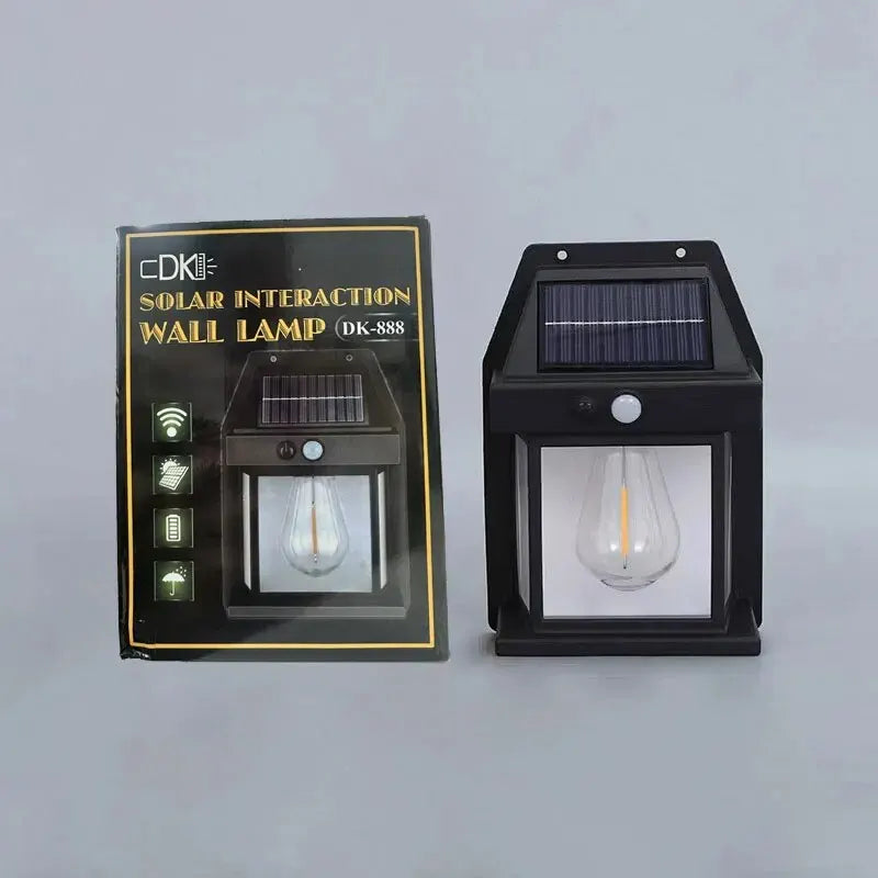 Solar Motion Sensor Wall Light – 3 Modes, IP65 Waterproof, LED Outdoor Lamp