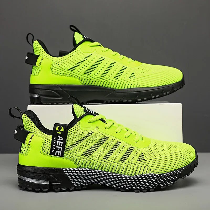 Zapatillas de running transpirables de malla para hombre | Zapatillas deportivas ligeras para exteriores