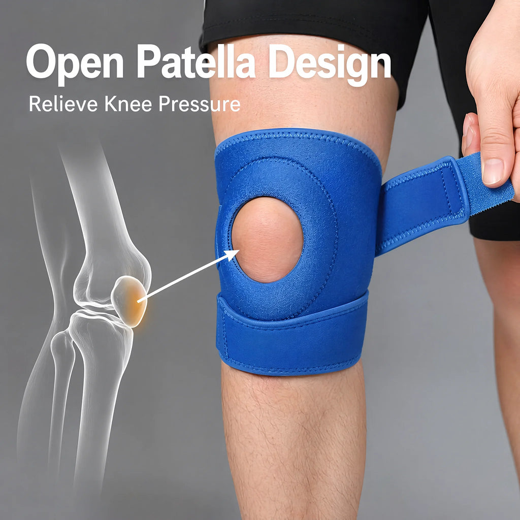 Open Patella Knee Support Brace