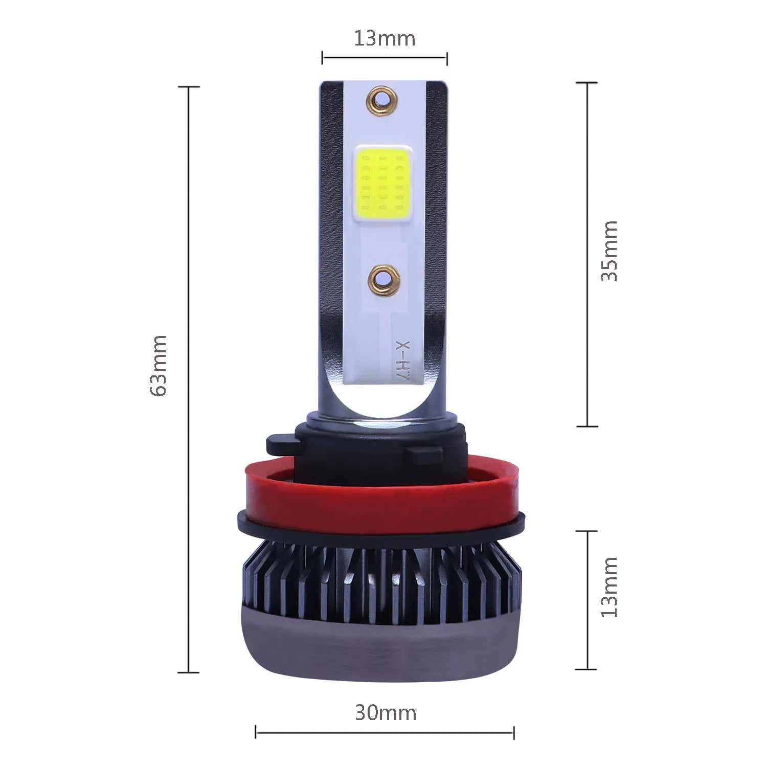 LED Car Headlight Bulbs (2-Pack) – 80W 20000LM | H1 H3 H4 H7 H8 H11 9005 9006 | 6000K–12000K