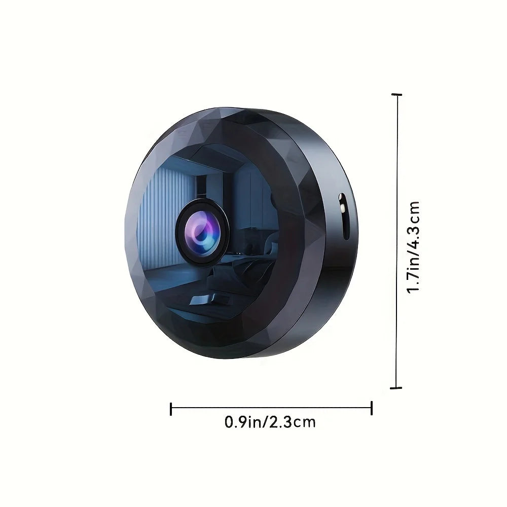 Mini WiFi Security Camera – 1080P Night Vision, Motion Detection & App Control