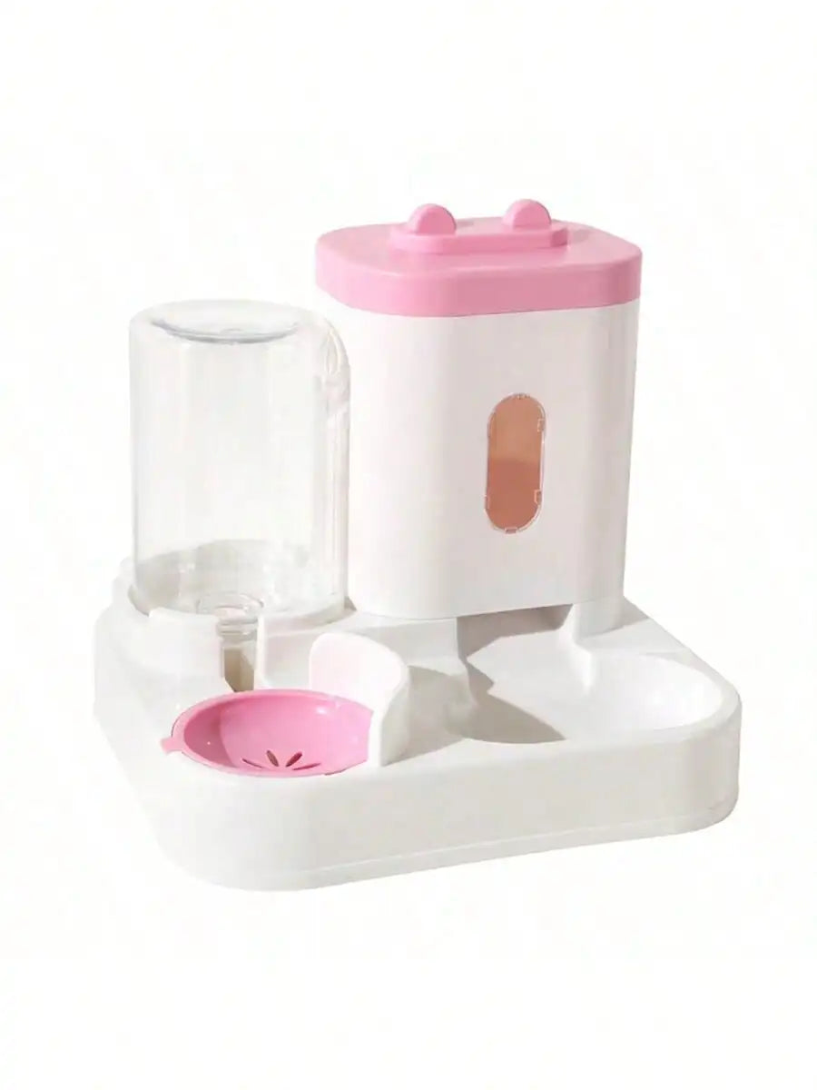 Automatic Gravity-Fed Cat Water Dispenser & Feeder – Spill-Proof, Large Capacity