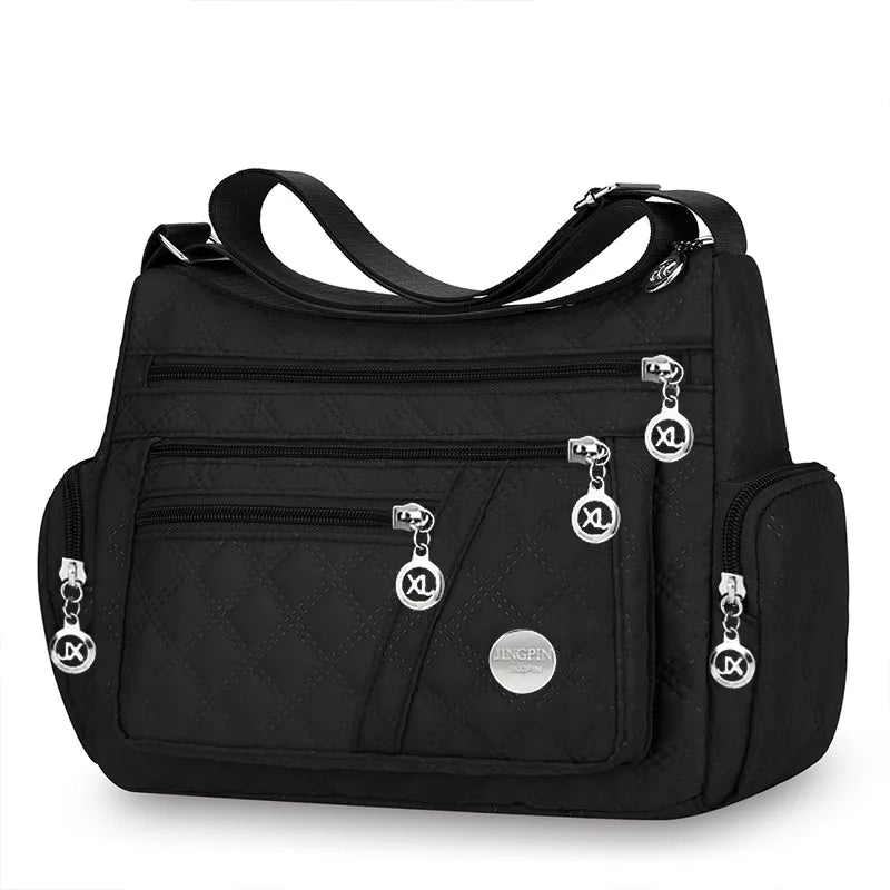Oxford Nylon Crossbody Bag — Unisex Square Shoulder Bag