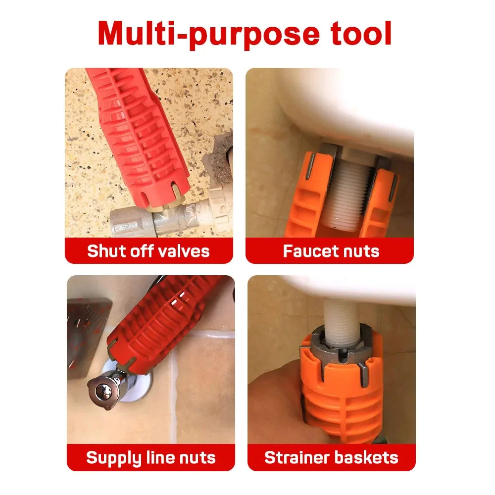 Faucet & Sink Wrench Set — Multi-Function Plumbing Installer Tool
