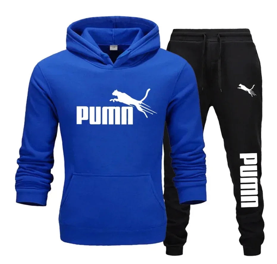 Men's Pullover Hoodie & Jogger Pants Set