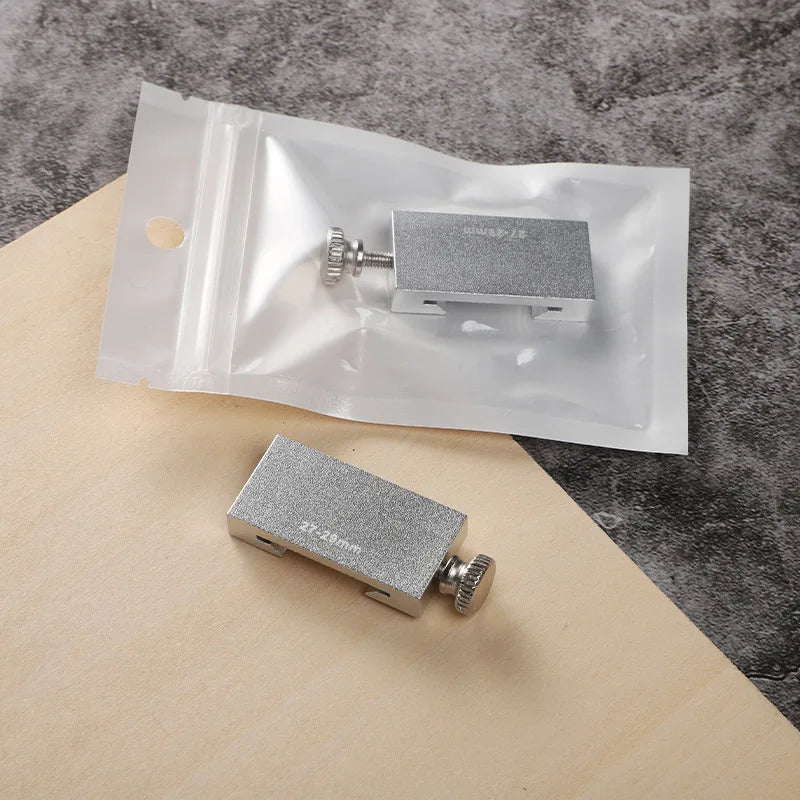 Woodworking Ruler Positioning Stop Block — Carbon Steel Marking Gauge