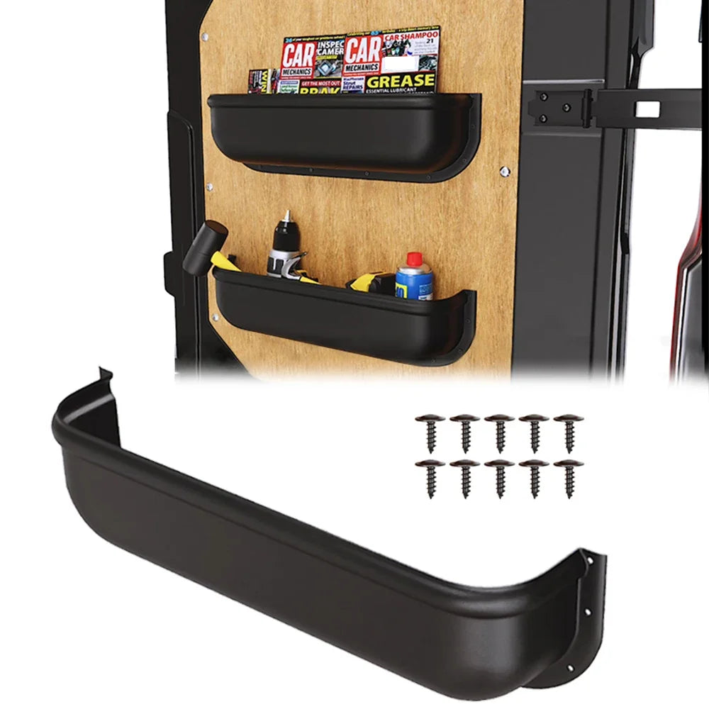 Van & Camper Door Panel Storage Shelf | Universal Fit Armrest Organizer