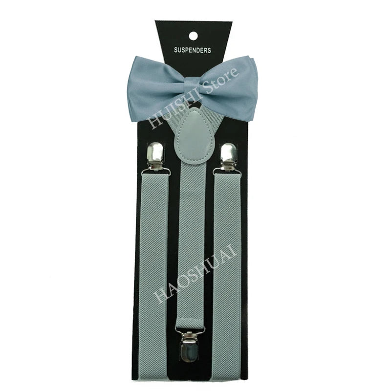 Unisex Elastic Suspenders with Bow Tie Option | The Daily Drop