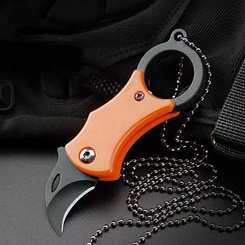 Mini Stainless Steel Keychain Pocket Knife — Portable EDC Multi-Tool