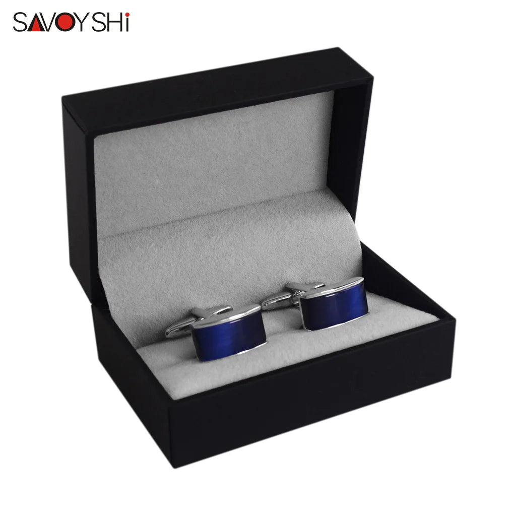 Men's Blue Opal Stone Cufflinks | The Daily Drop