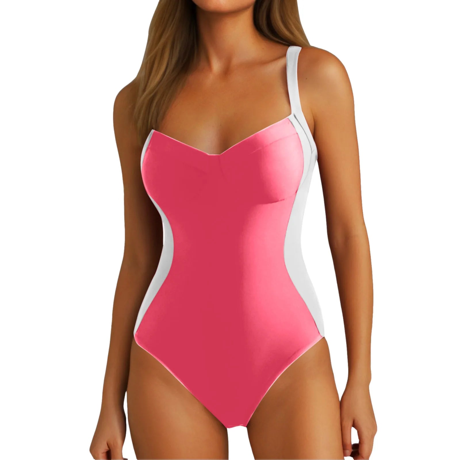 Tummy Control One-Piece Swimsuit – Sling Shaping Swimwear for Women