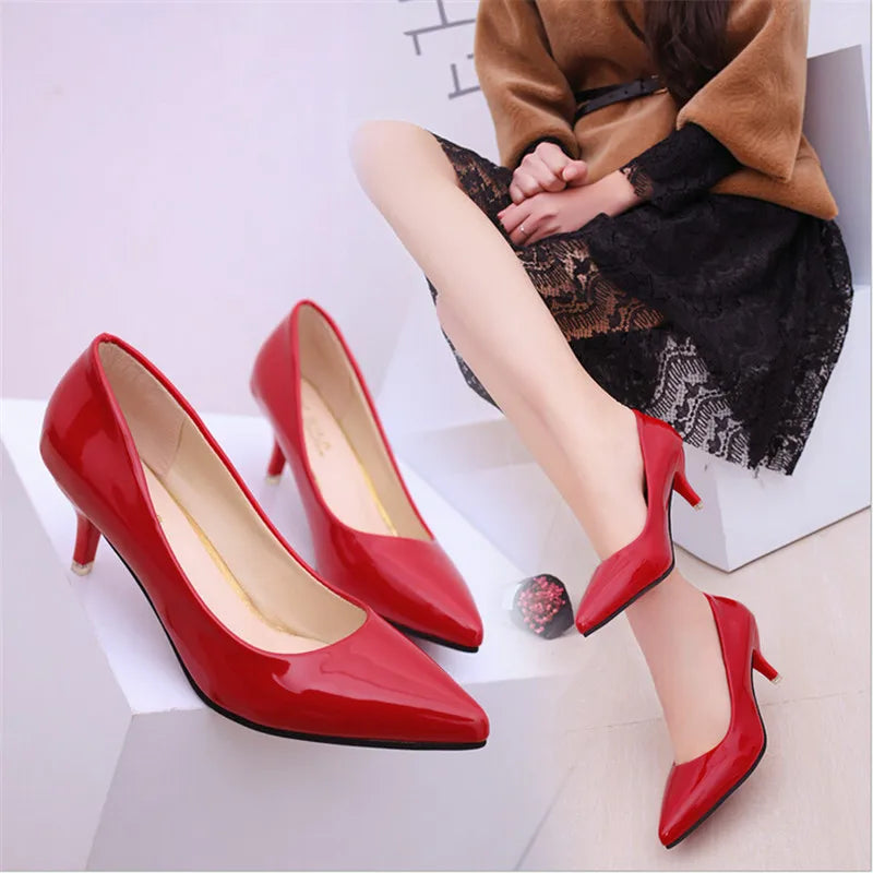 Women's Stiletto Pumps – 5.5cm Thin Heel, Office to Party