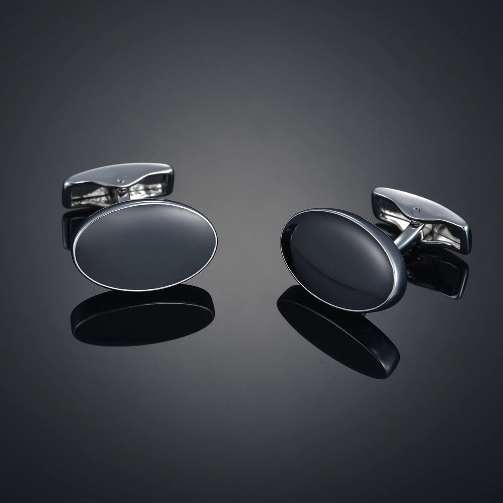 Gem & Enamel Craft Cufflinks | Unisex Decorative Shirt Accessories