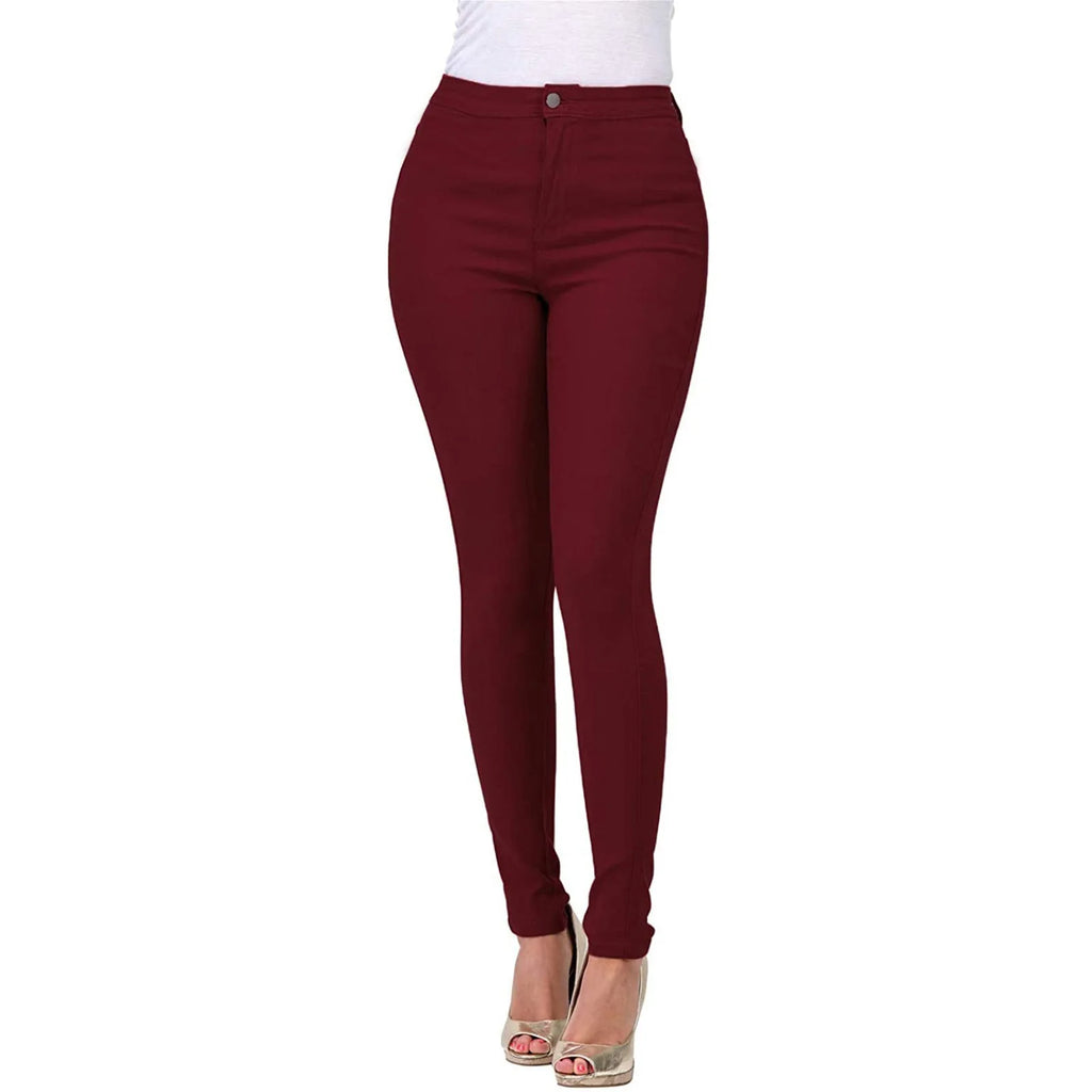 High Waist Slim Fit Stretch Jeans – 7 Colors