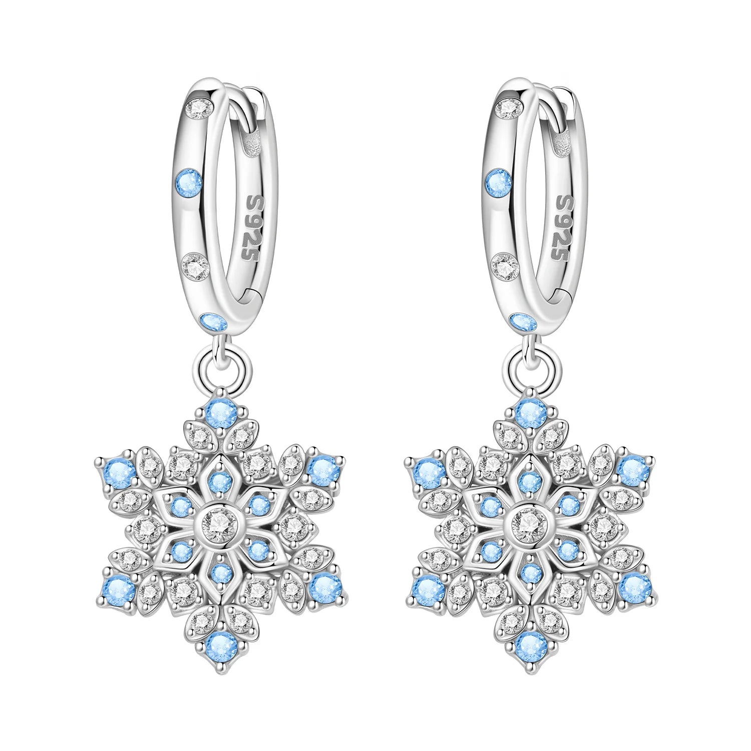 925 Sterling Silver Zircon Butterfly Drop Earrings – Women's Fine Jewelry